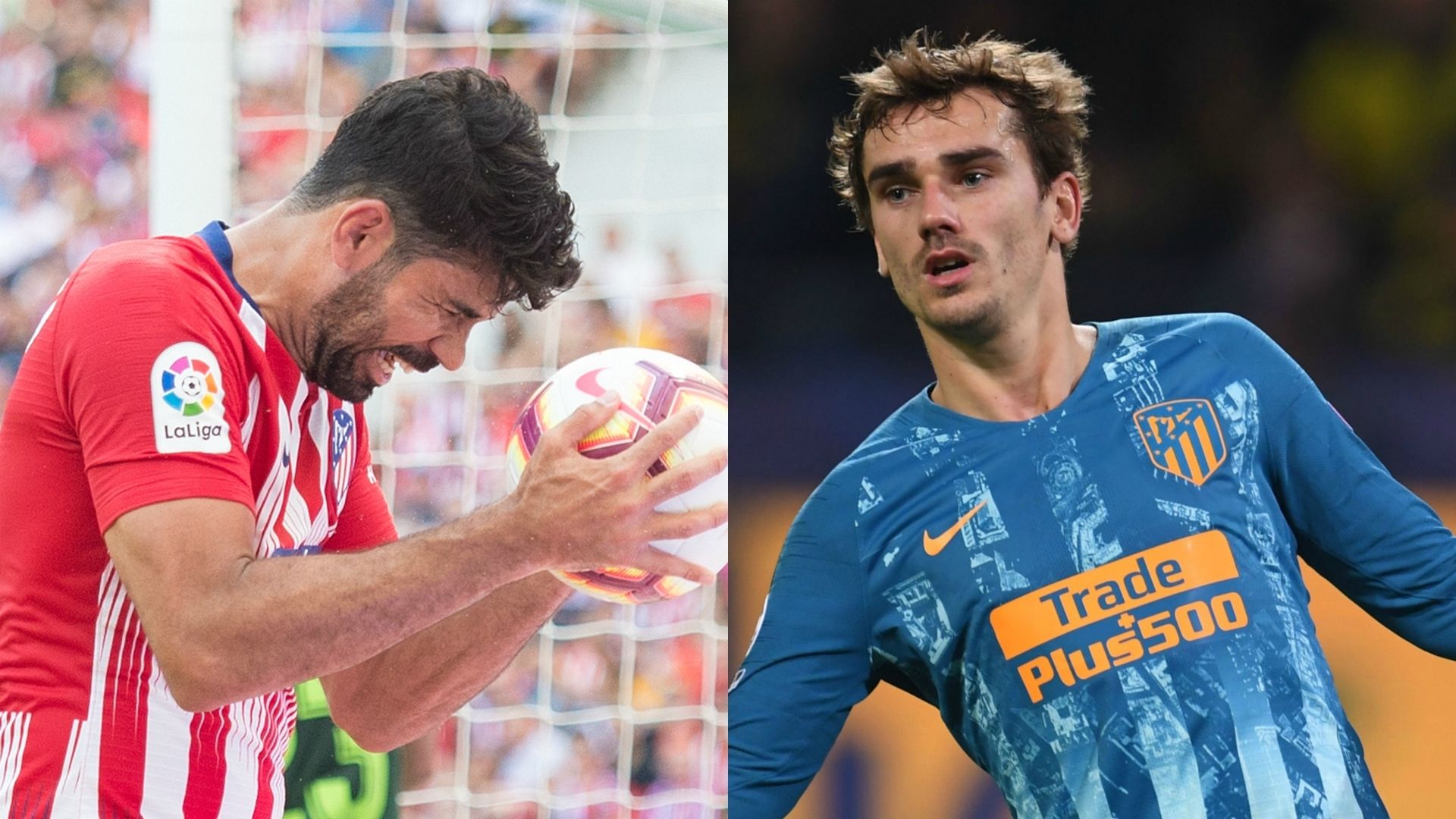 Diego Costa Antoine Griezmann Atletico Madrid collage