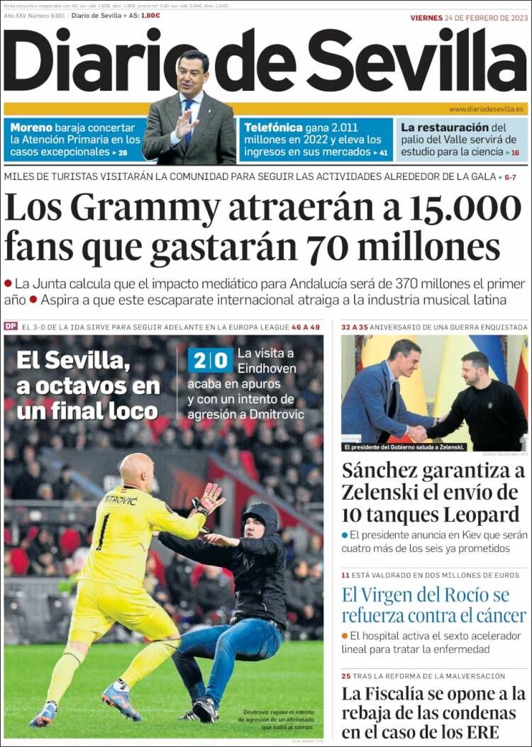 Portadas 24 de febrero 2023