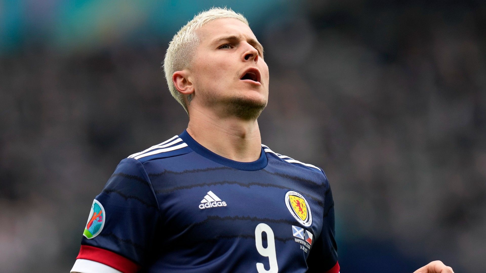 Lyndon Dykes Scotland vs Czech Republic Euro 2020