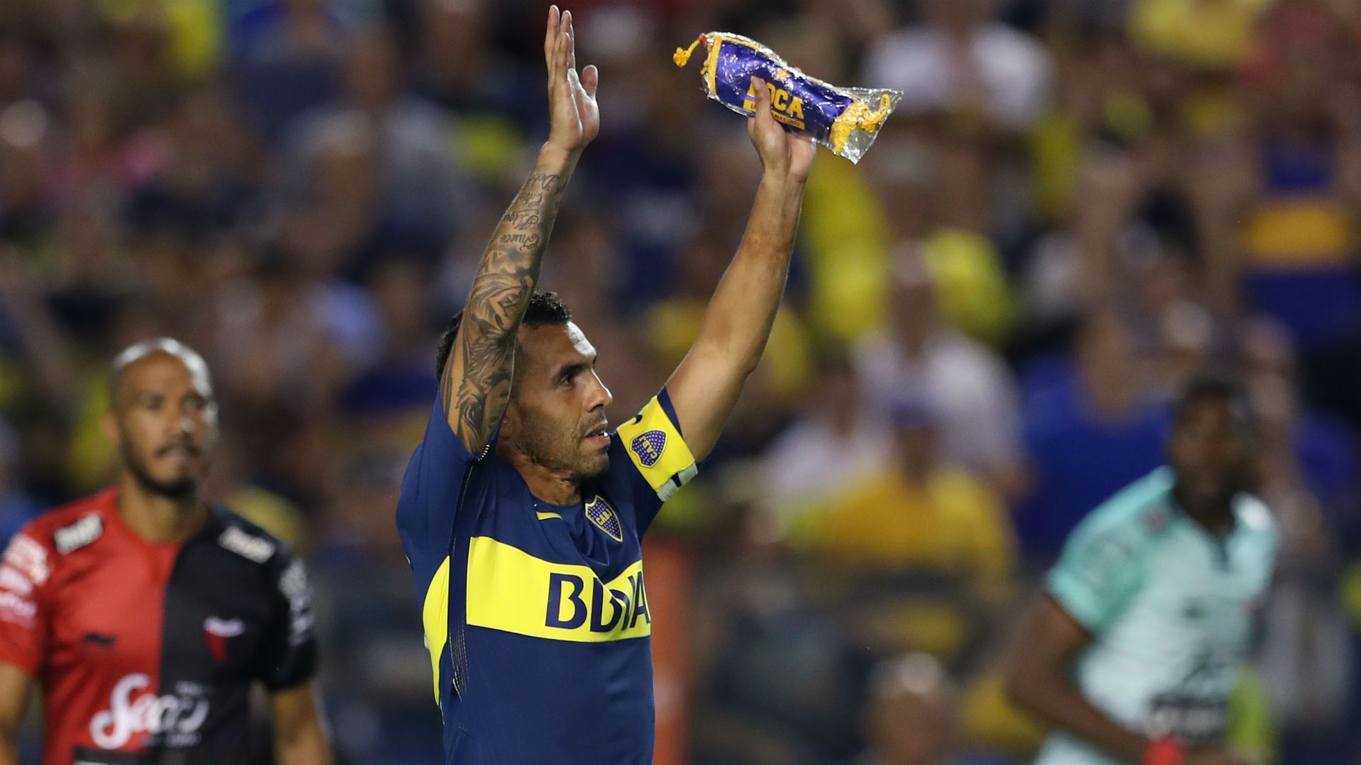 Carlos Tevez Boca Colon Superliga 27012018