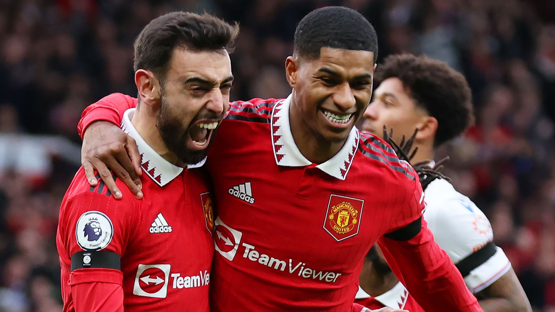 Bruno Fernandes Marcus Rashford Manchester United 2022-23