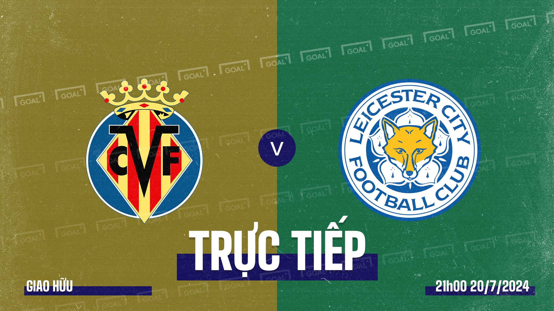 Villarreal vs Leicester City 2024 GFX