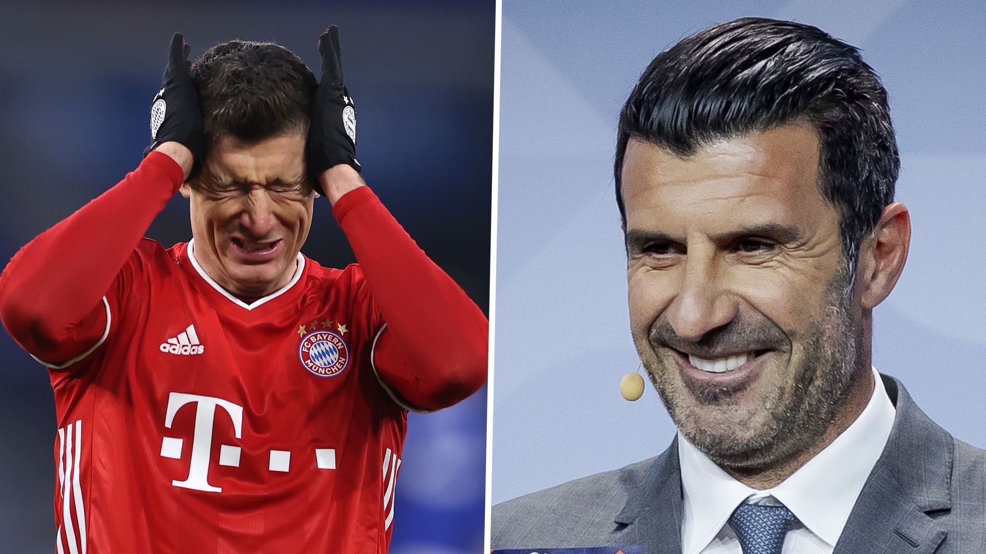 GFX Robert Lewandowski Luis Figo