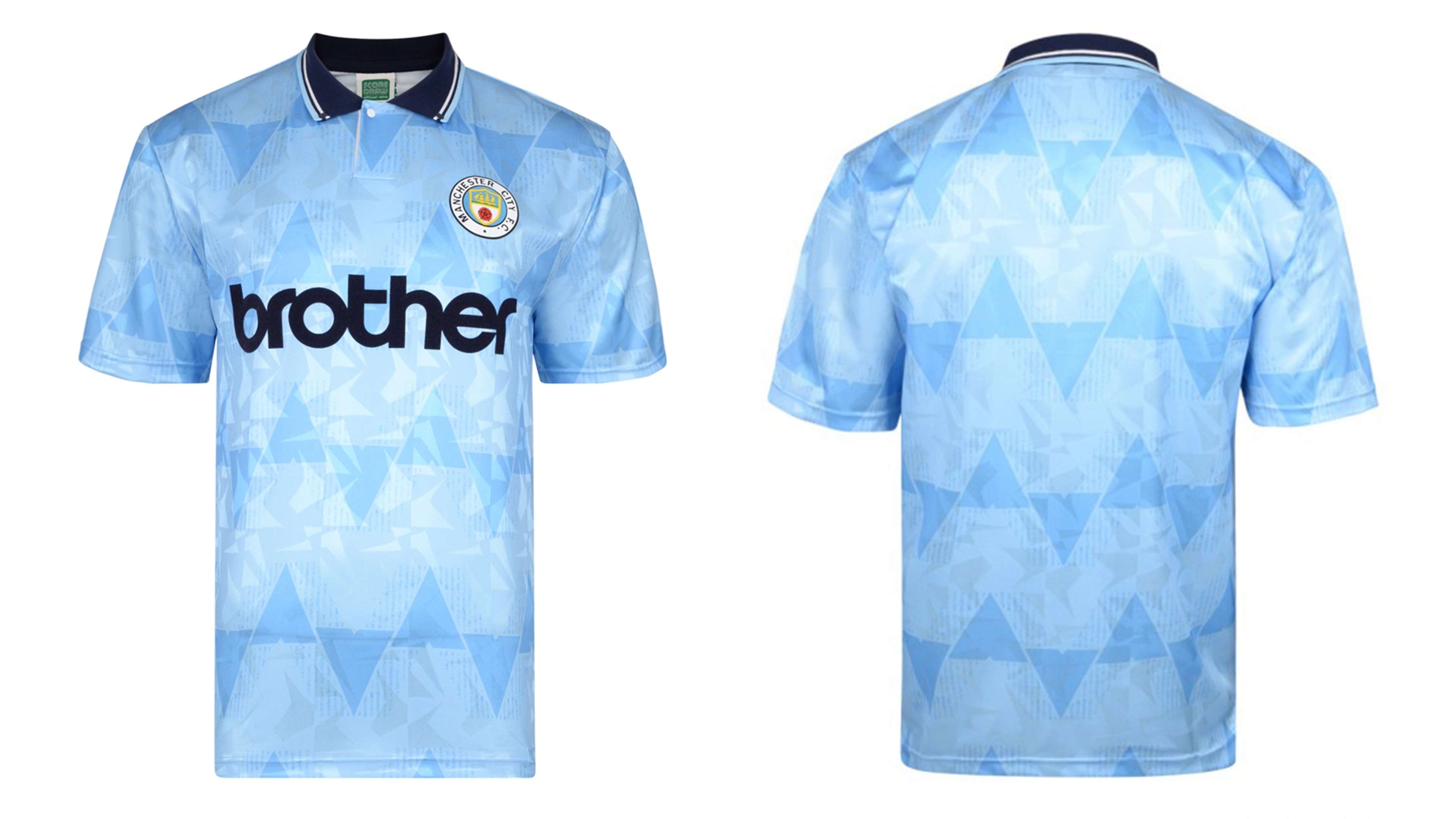 Manchester City 1989 Retro Football Shirt