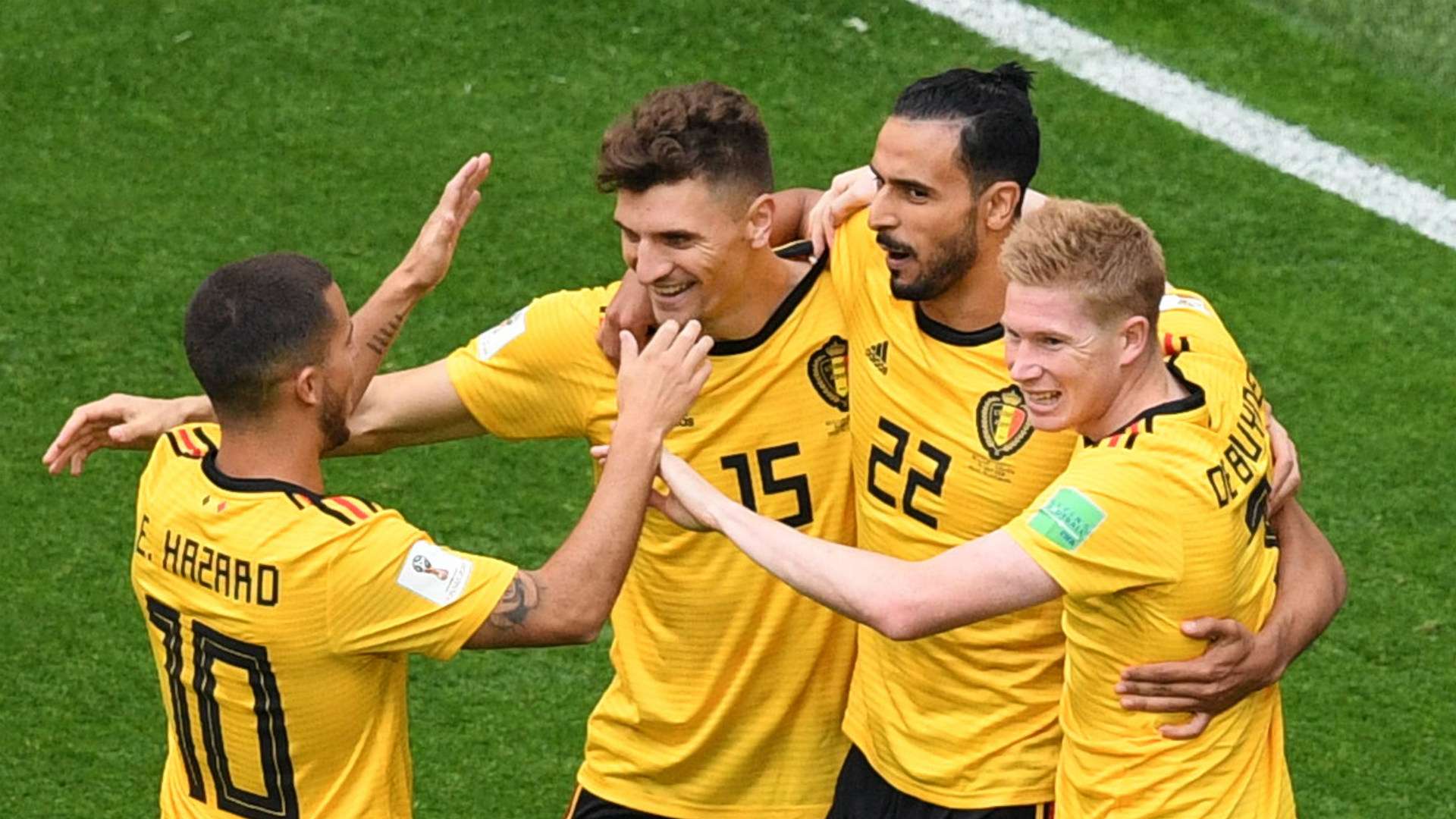 Belgium England WC2018 Meunier Hazard