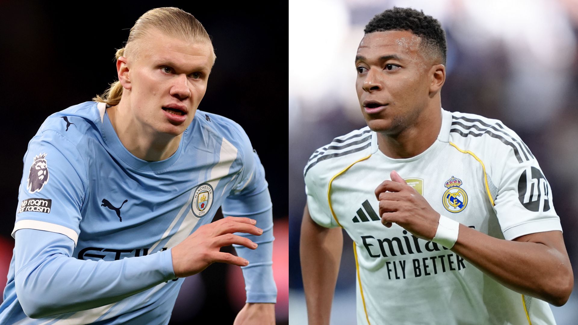 Erling Haaland Kylian Mbappe 2025-26