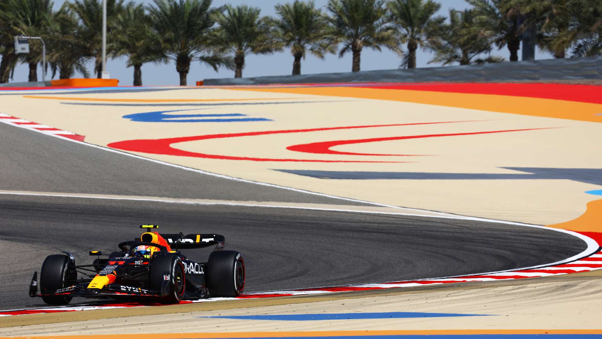 F1 Testing GP Bahrein Sergio Pérez Red Bull