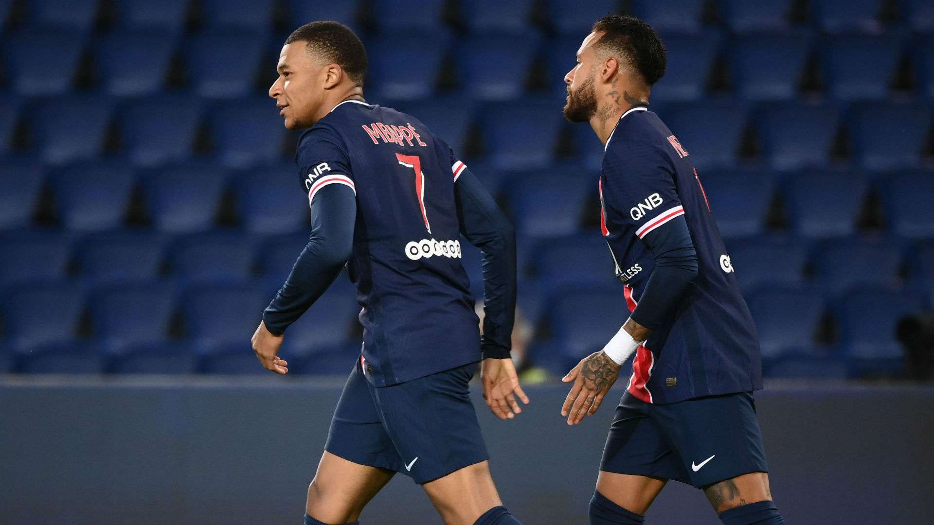 Kylian Mbappe Neymar PSG Angers Ligue 1 02102020