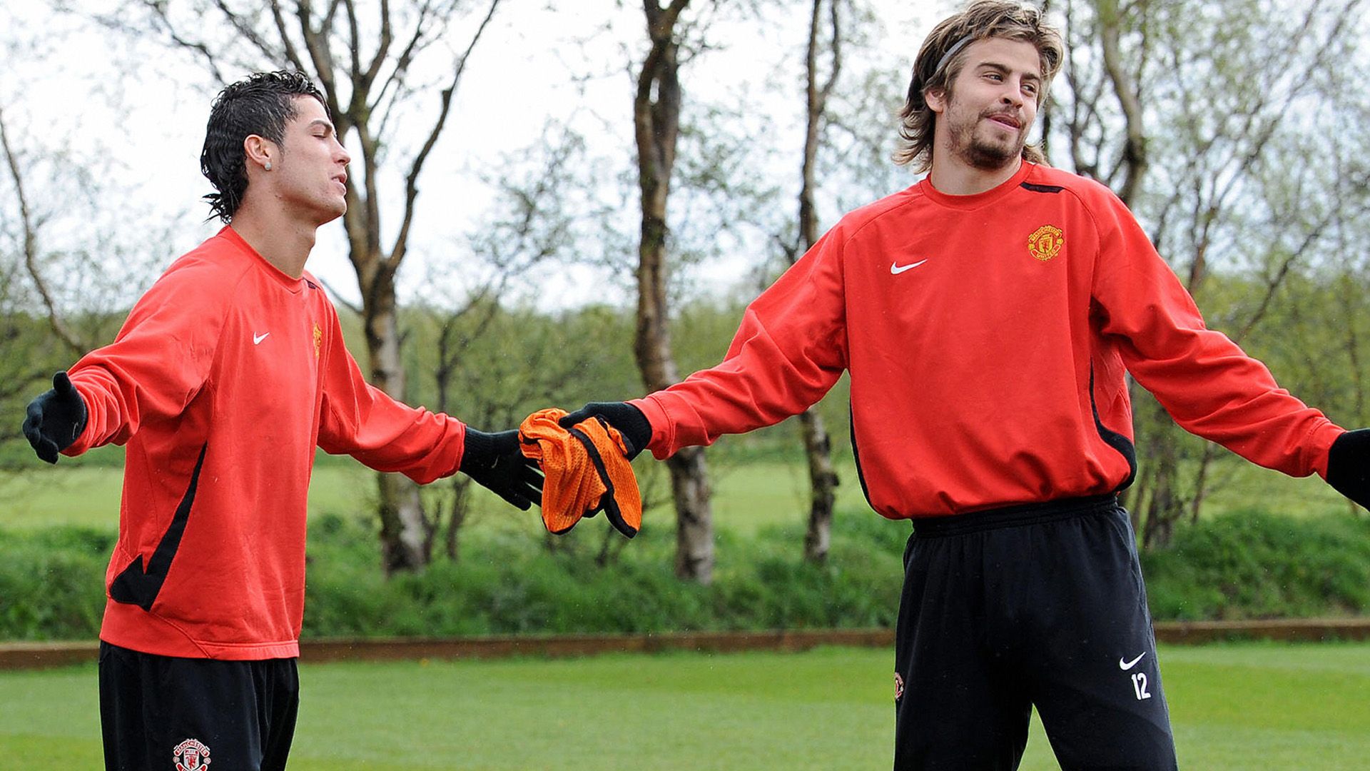 Cristiano Ronaldo Pique Manchester United 2008