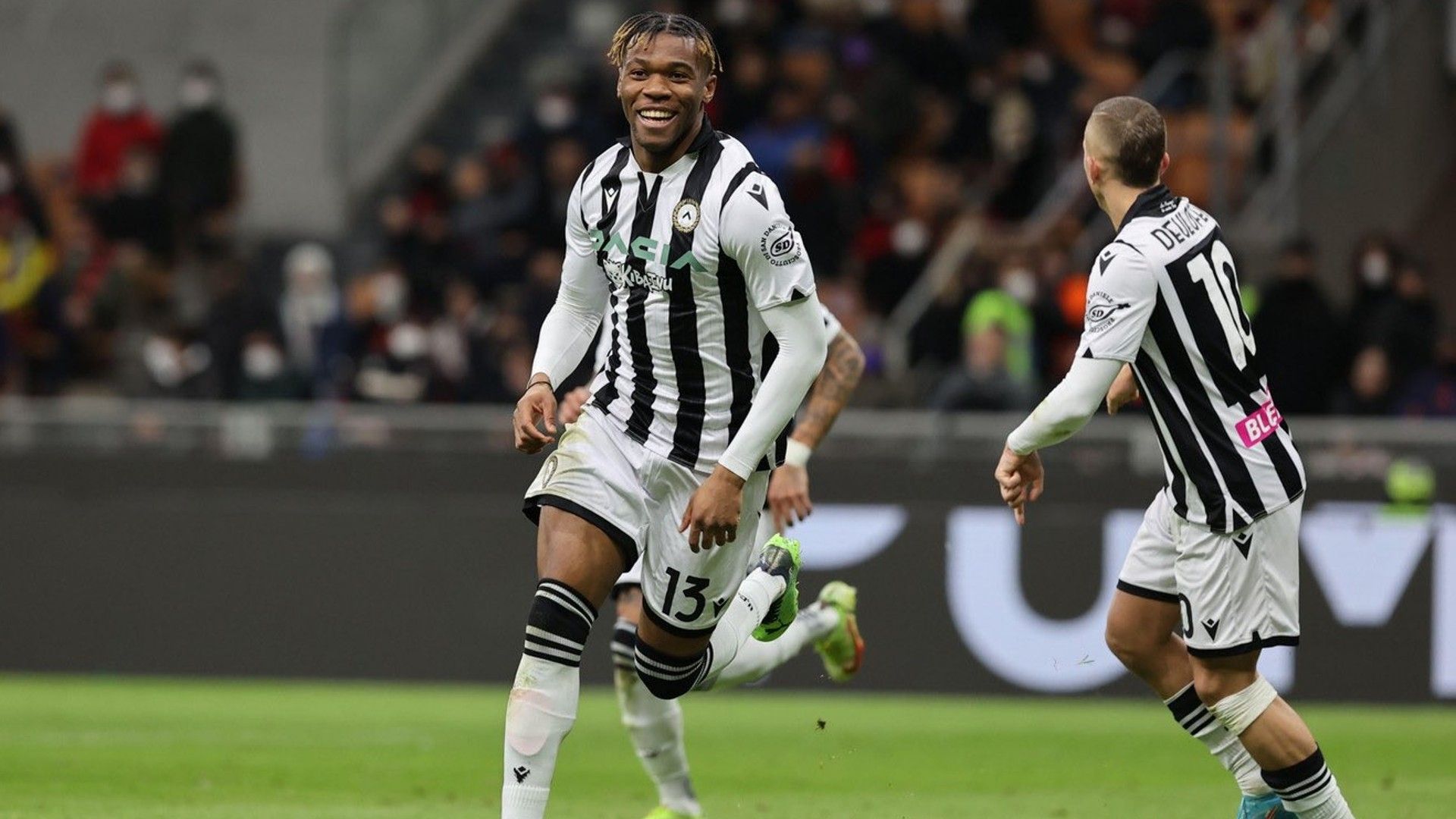 Destiny Udogie of Nigeria and Udinese.