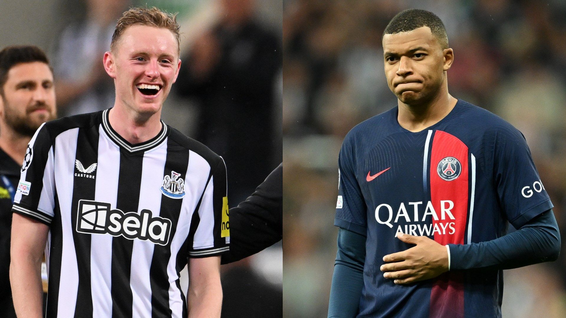 Sean Longstaff Kylian Mbappe