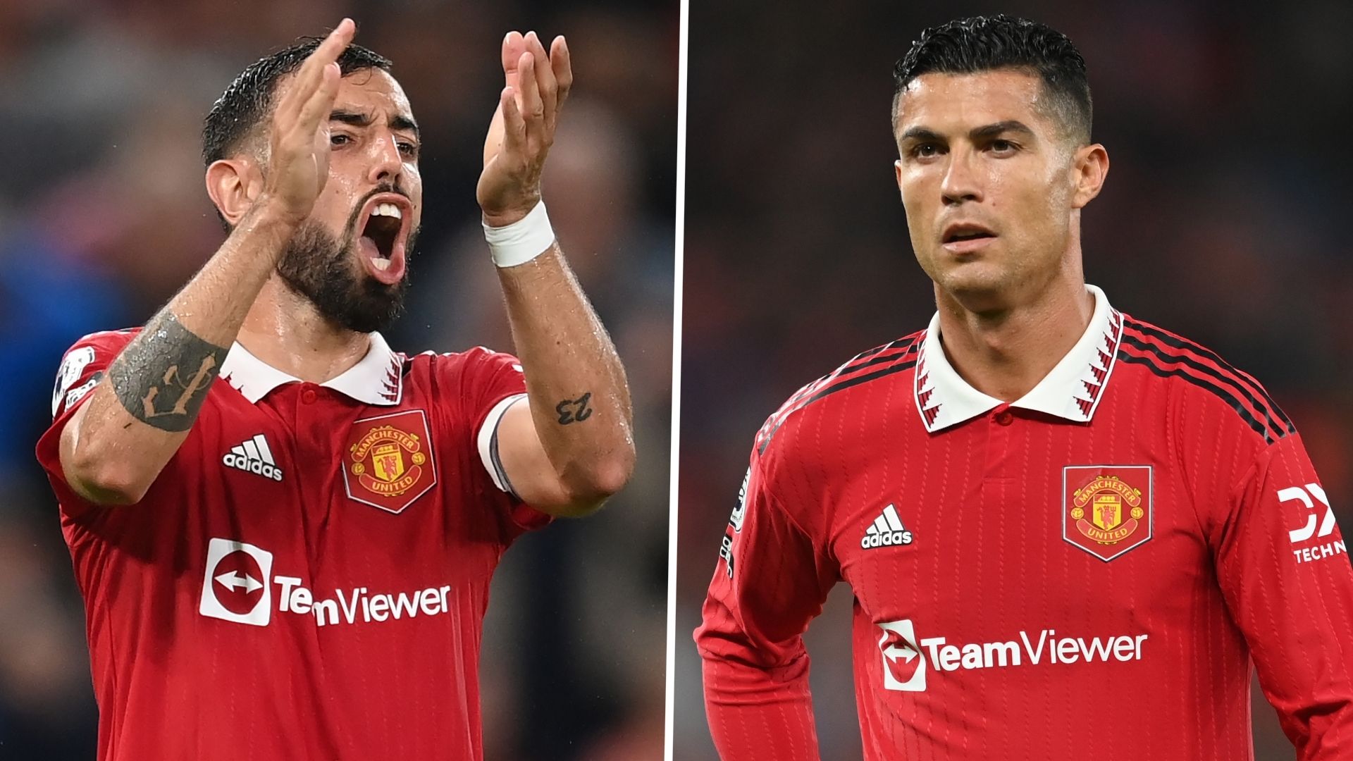 Bruno Fernandes Cristiano Ronaldo Manchester United