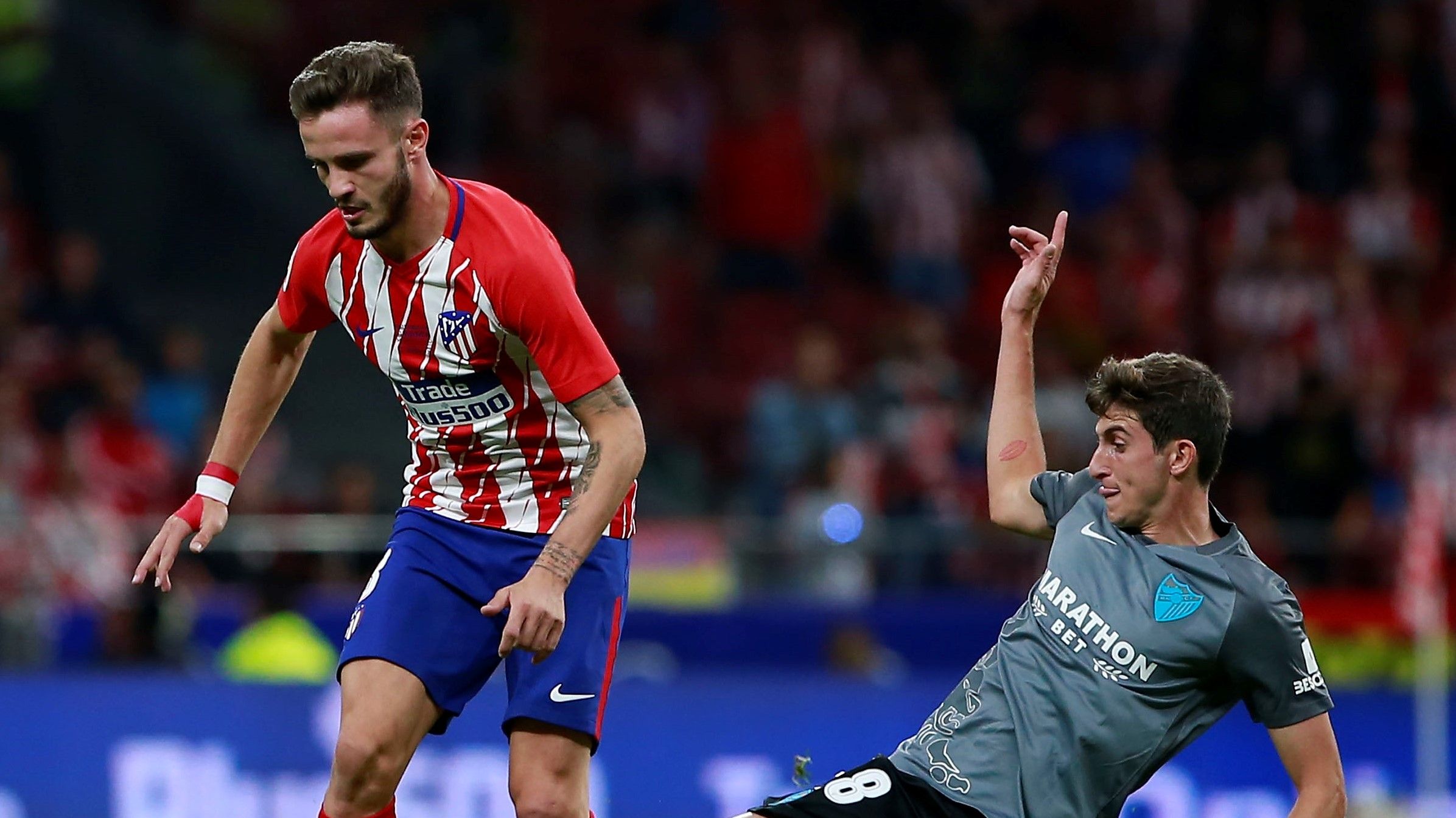 Saul Niguez Alejandro Mula Atletico de Madrid Malaga LaLiga 16092017