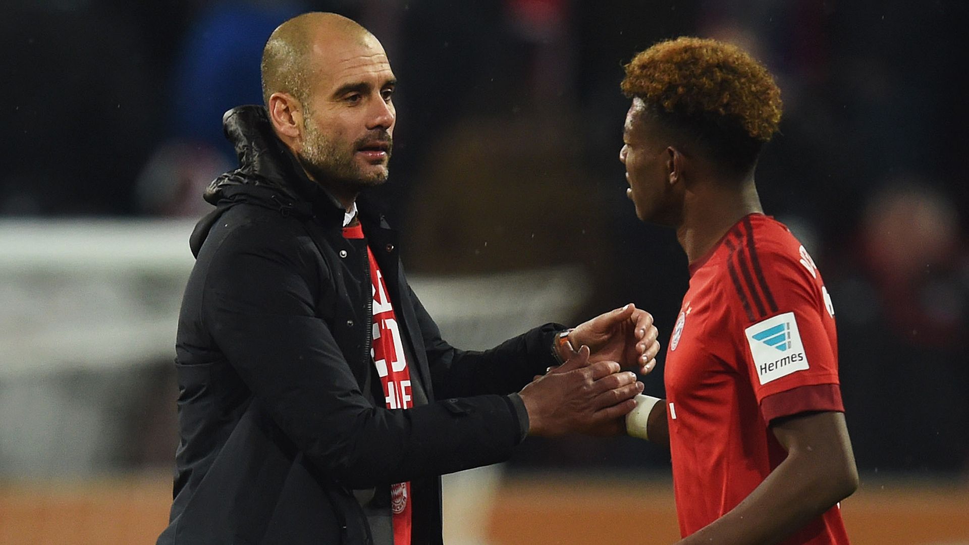 Pep Guardiola David Alaba FC Bayern 14022016