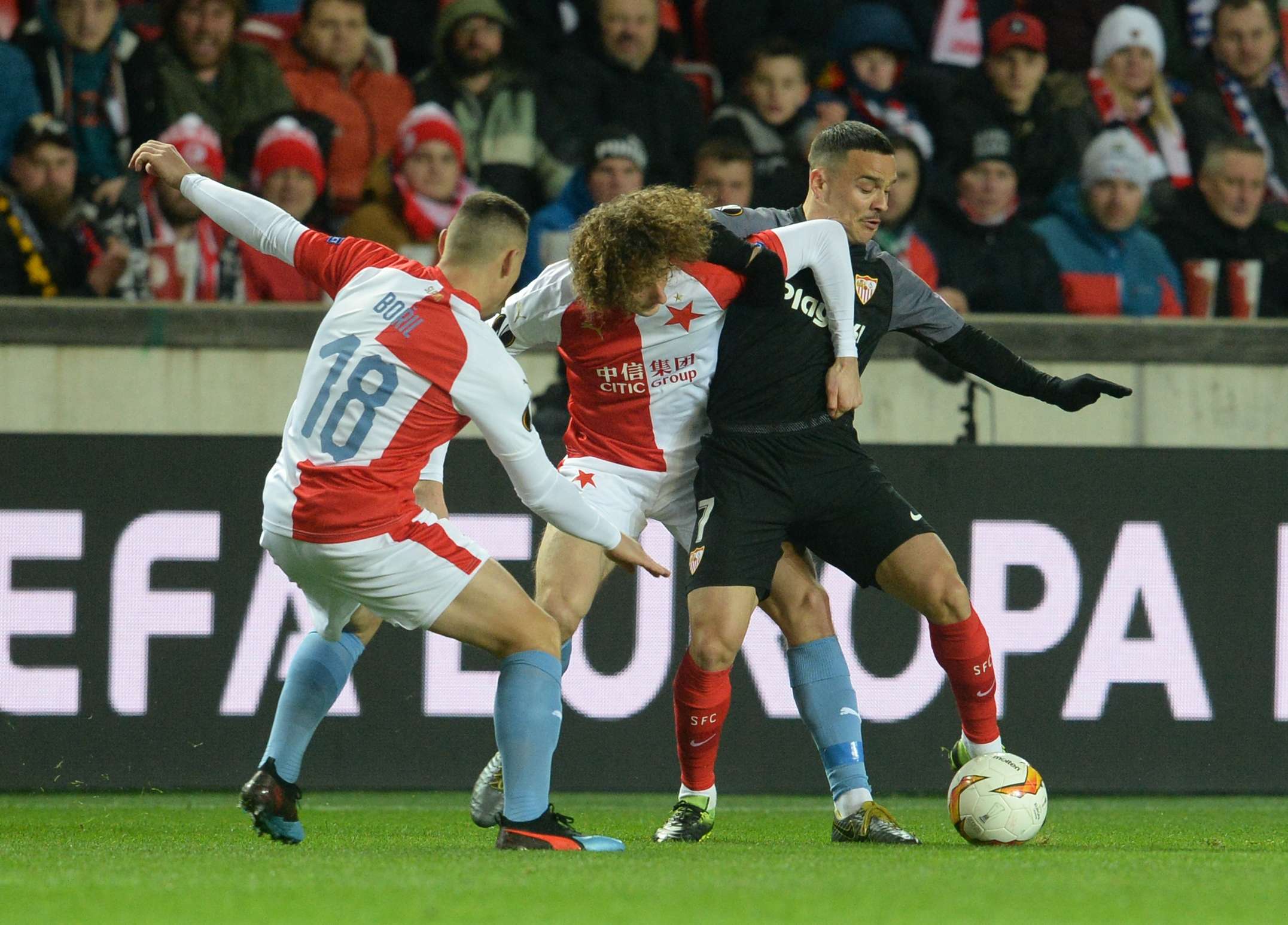 SLAVIA PRAGA SEVILLA EUROPA LEAGUE