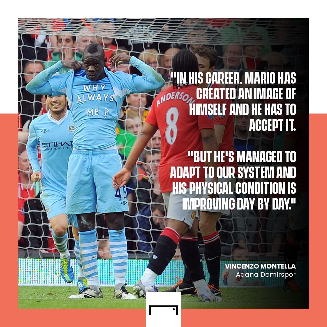 Mario Balotelli Vincenzo Montella Manchester City GFX