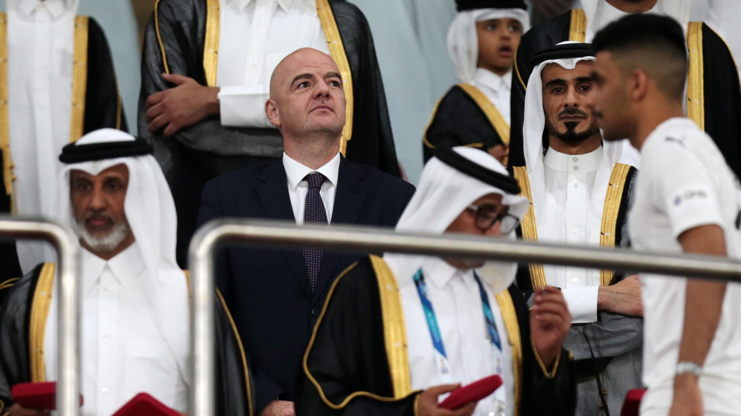 Gianni Infantino Al Janoub Stadium Qatar World Cup 2022