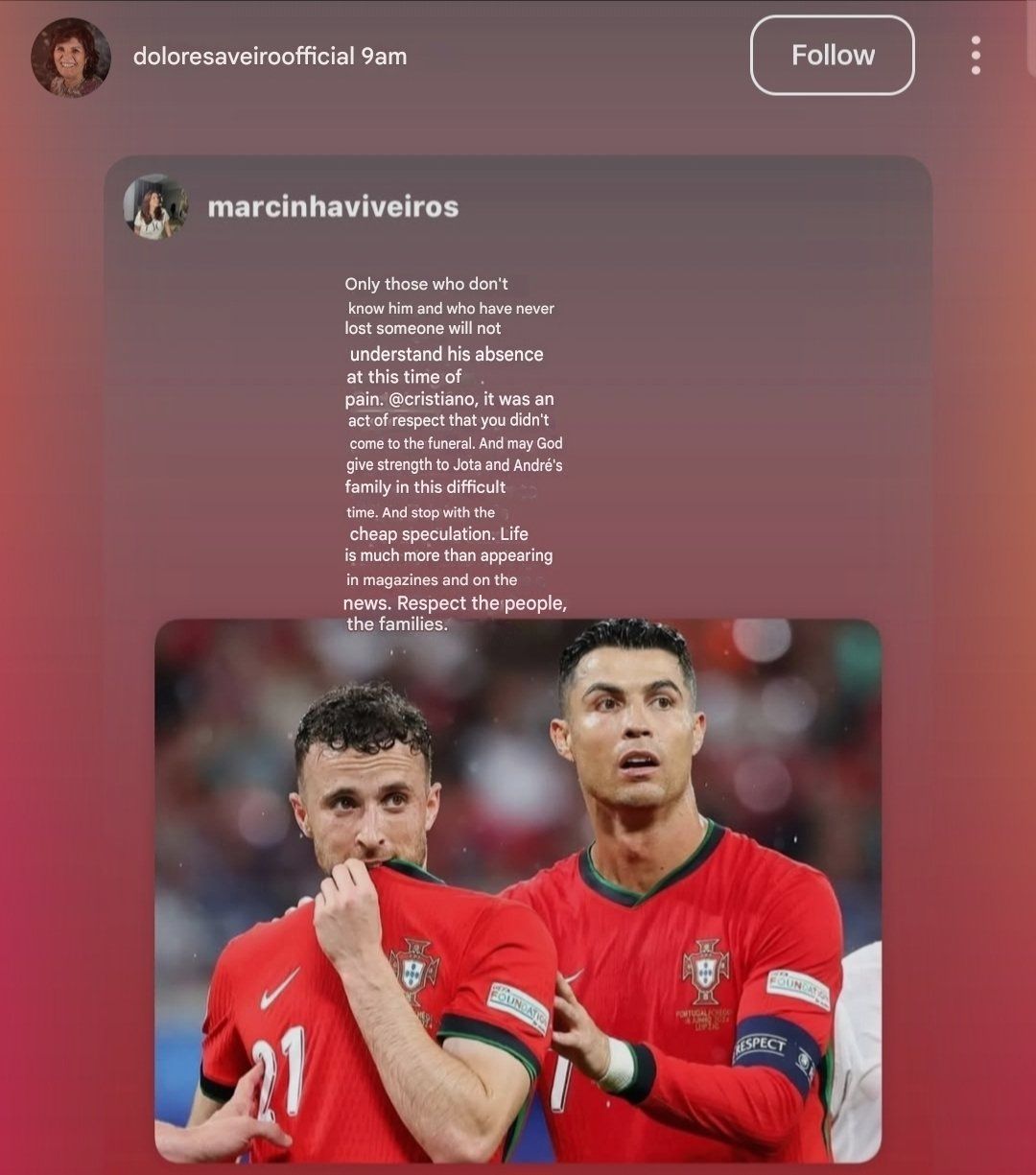 Ronaldo Mom IG