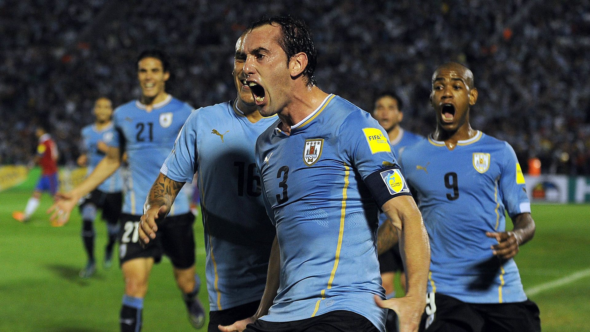 Diego Godín Uruguay v Chile 17112015
