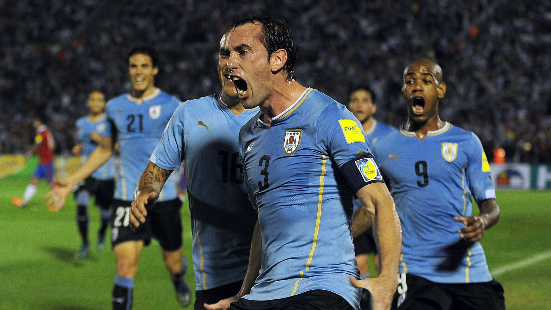 Diego Godín Uruguay v Chile 17112015