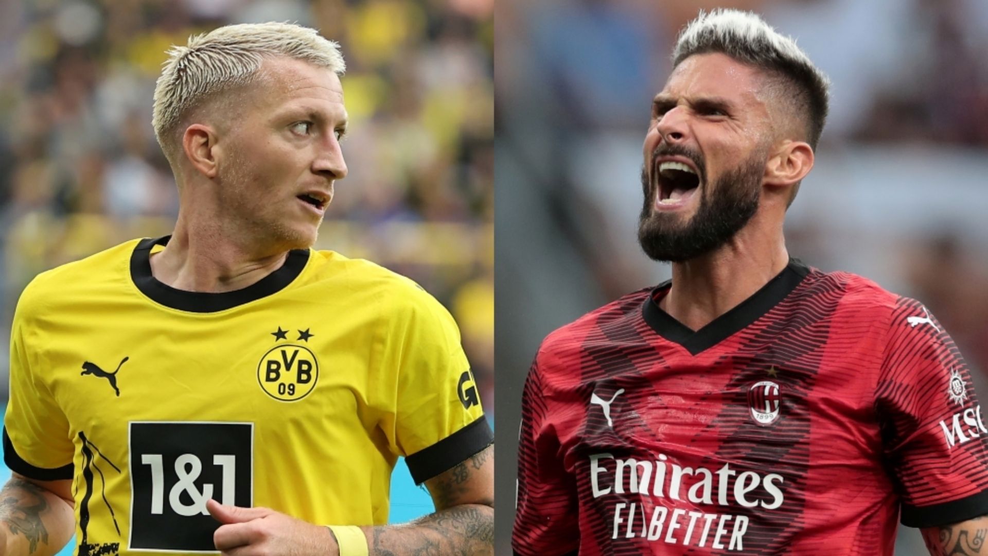 Marco Reus Dortmund Olivier Giroud Milan