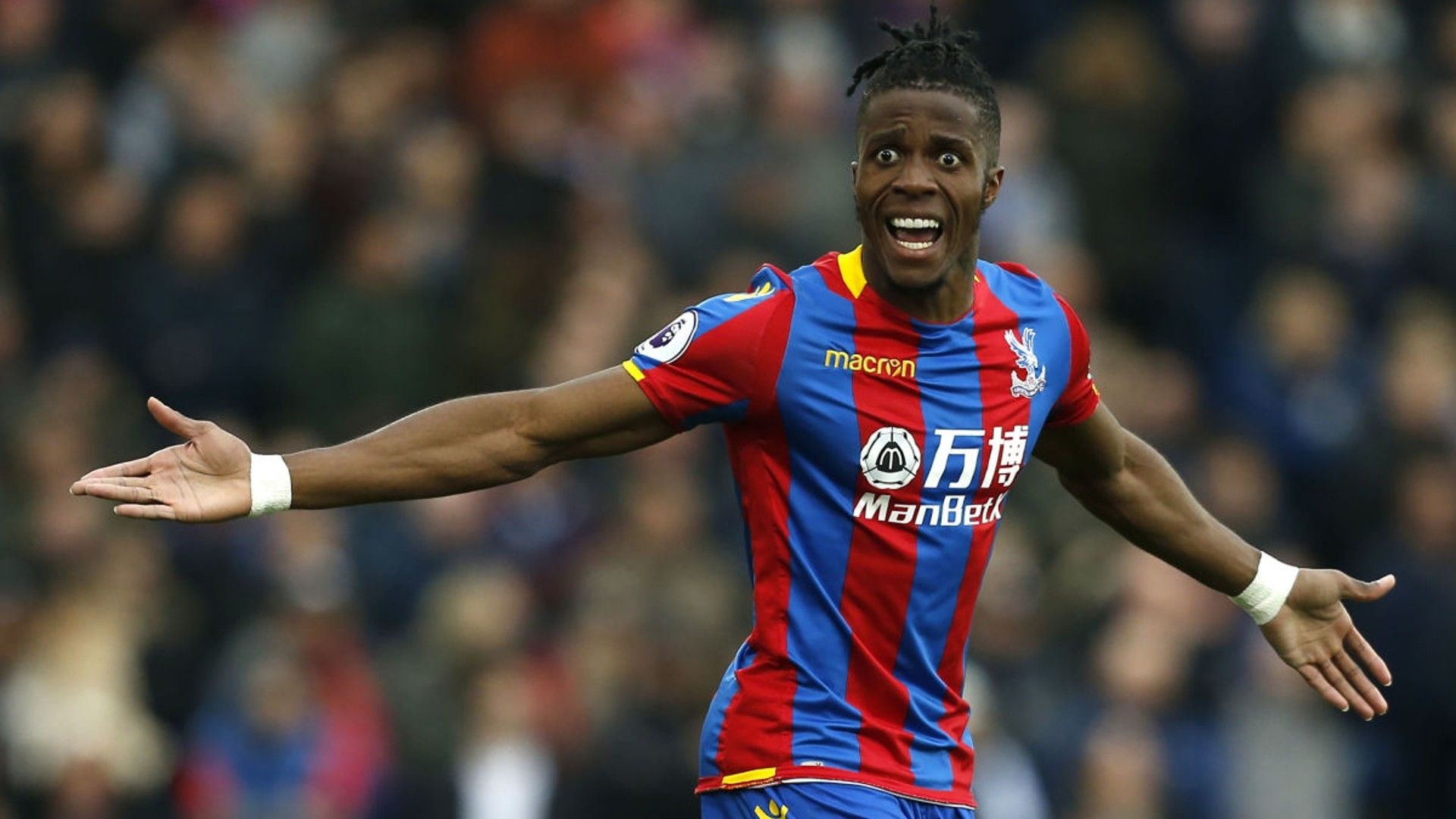 Crystal Palace winger Wilfried Zaha.