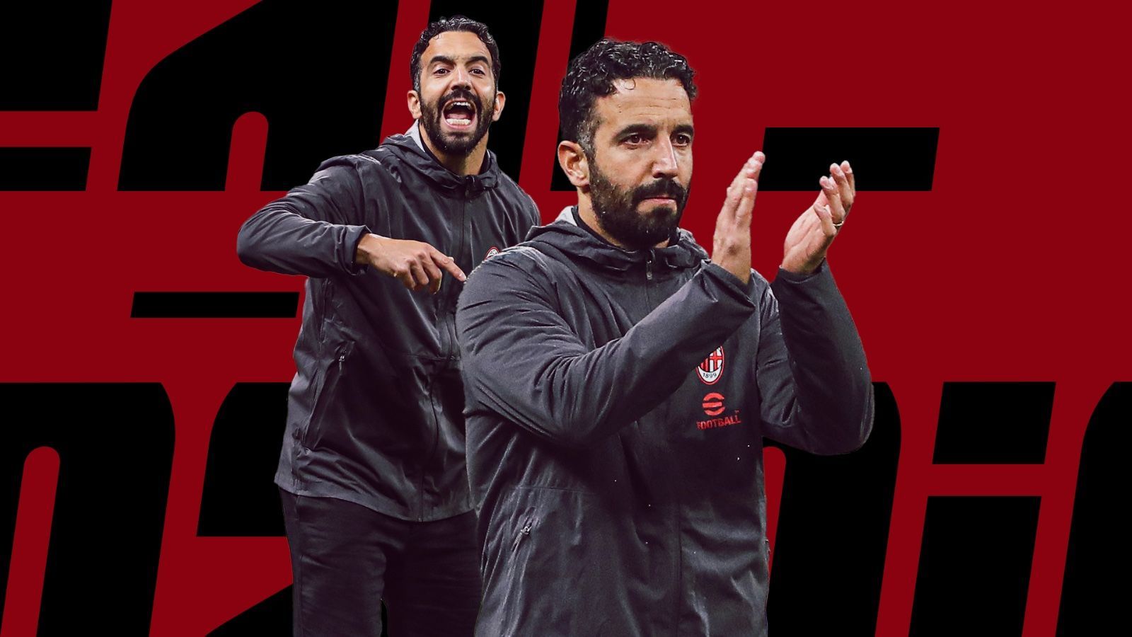 Grafica Calciomercato Amorim Milan 2026 Kway 16.9