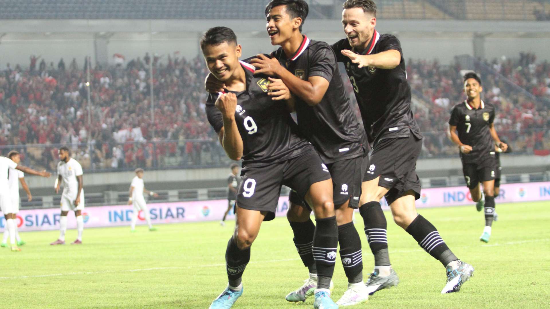 Selebrasi Dimas Drajad Timnas Indonesia - Curacao 24092022