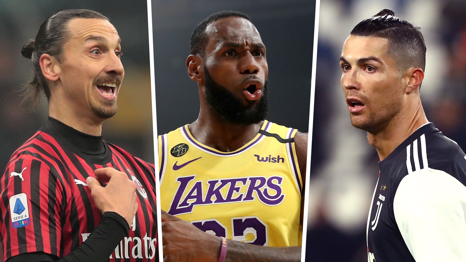 Lebron Zlatan Ronaldo composite