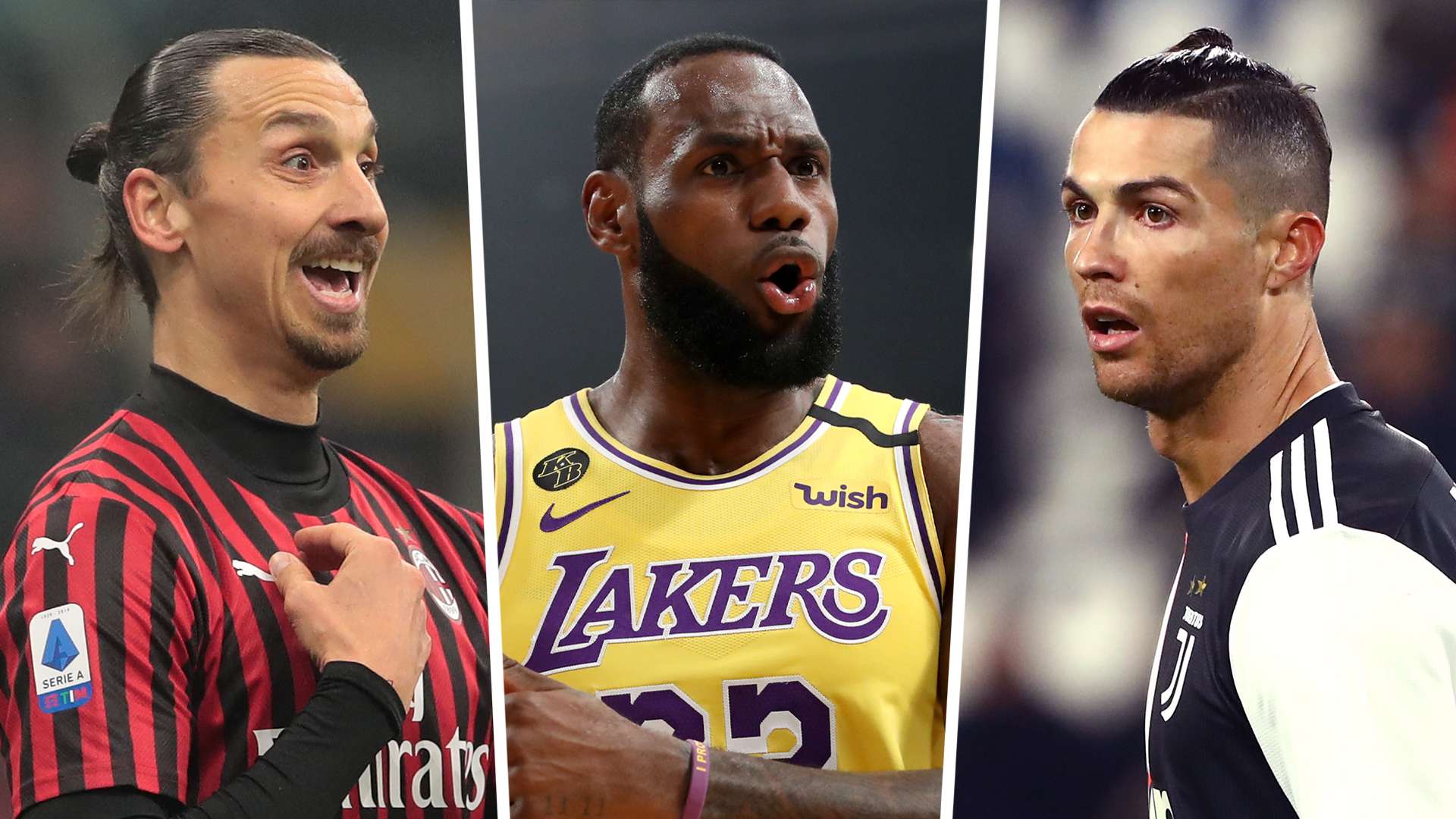 Lebron Zlatan Ronaldo composite