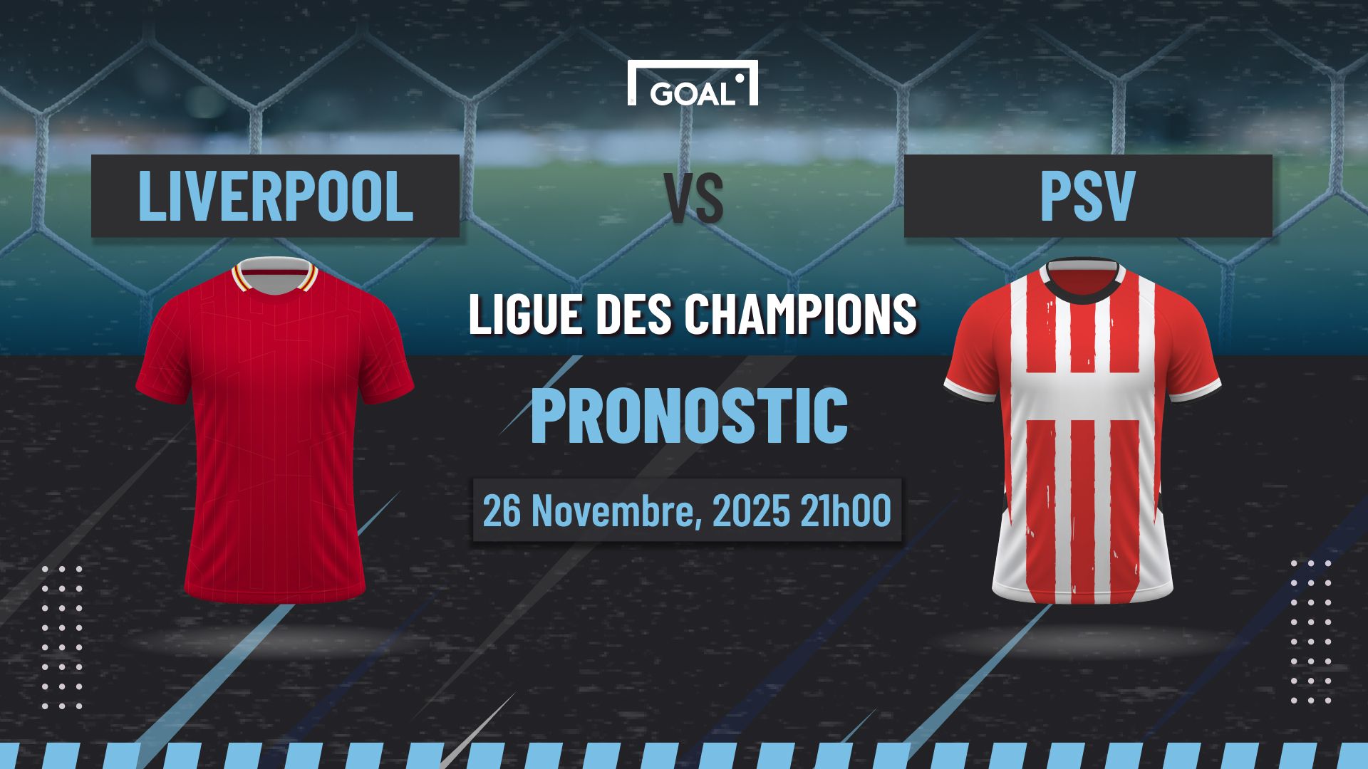 Pronostic Liverpool vs PSV