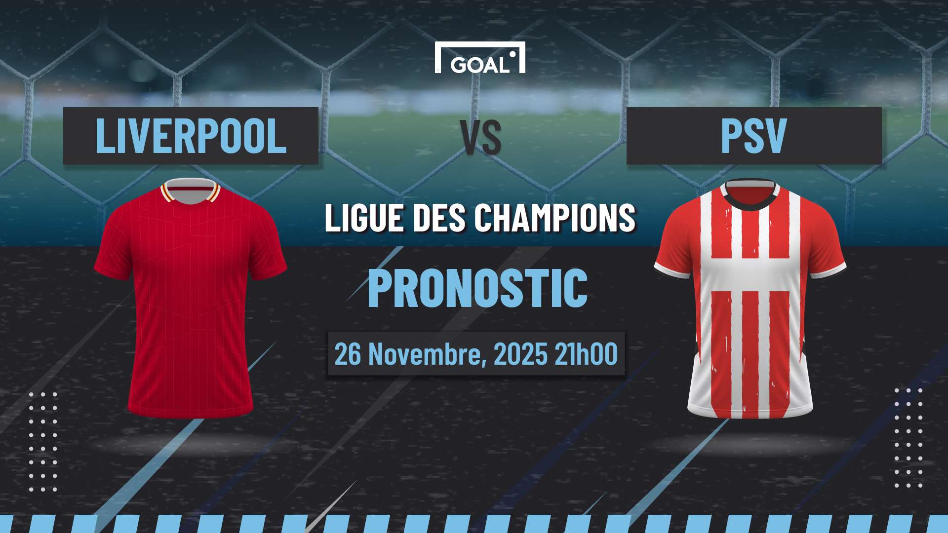 Pronostic Liverpool vs PSV