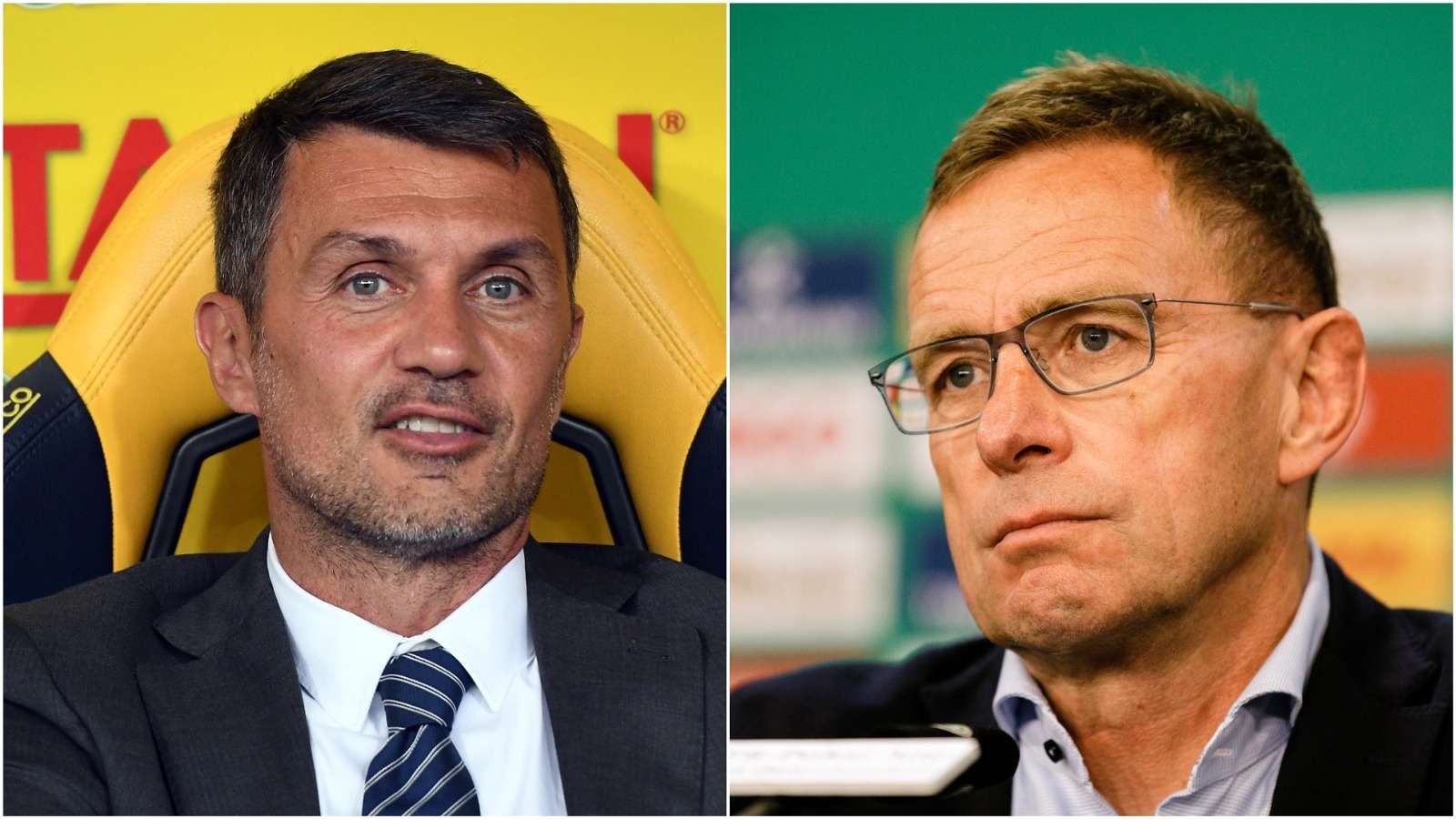 Paolo Maldini Ralf Rangnick AC Milan