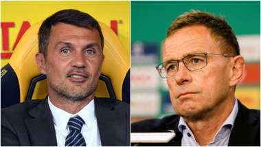Paolo Maldini Ralf Rangnick AC Milan