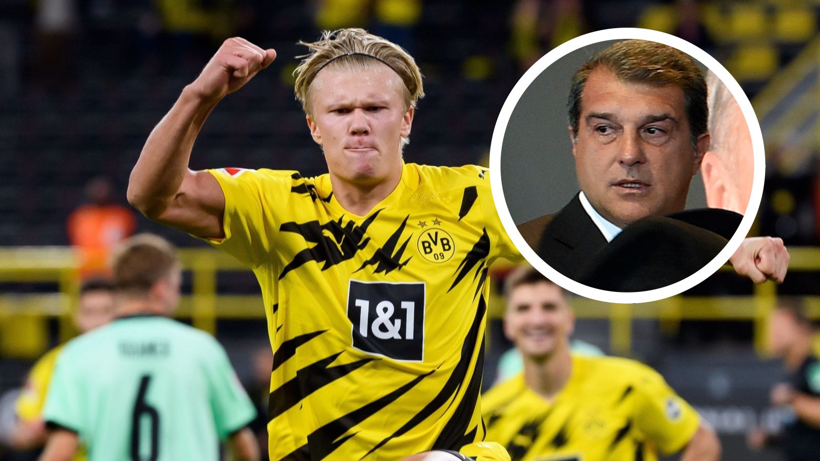 Haaland Laporta Barcelona