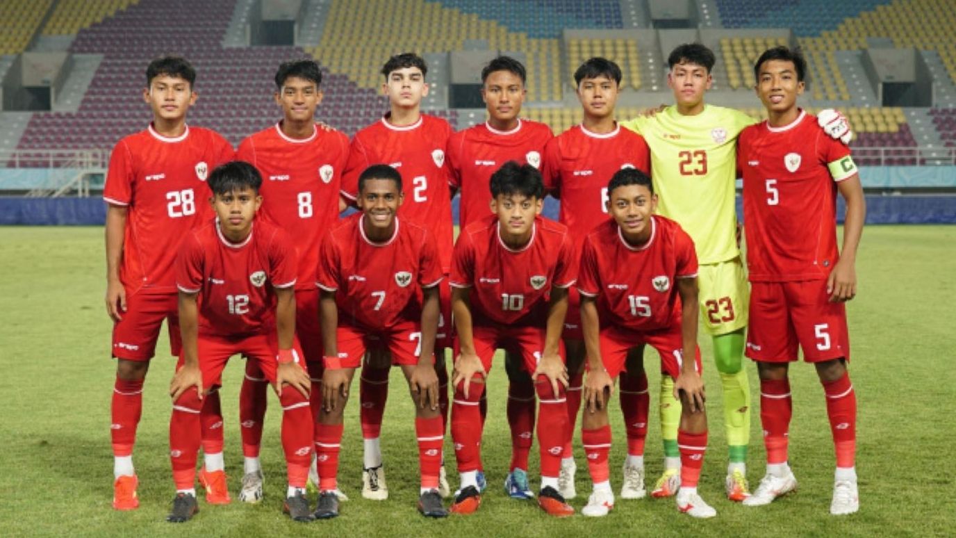 Jadwal TV Timnas Indonesia & Klasemen Grup Kualifikasi Piala Asia U-17 2025