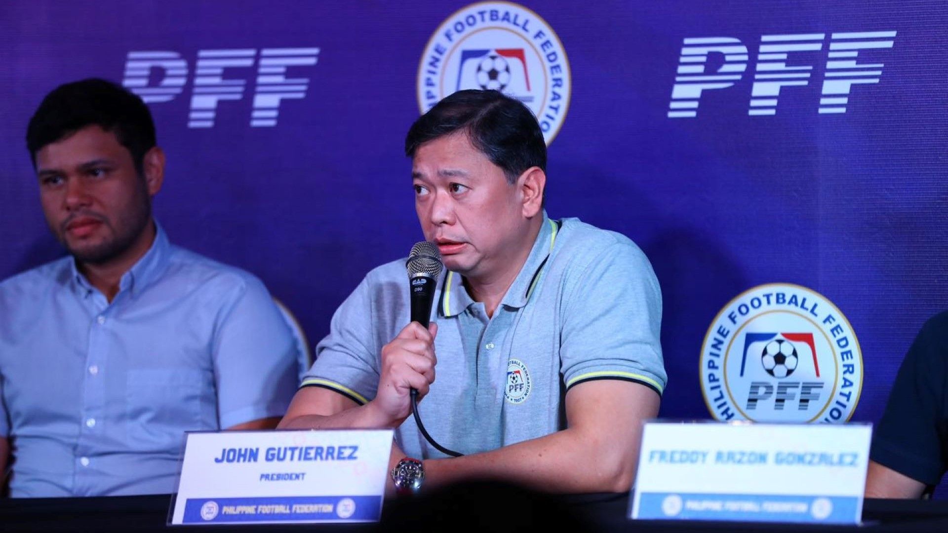 Presiden PFF John Gutierrez