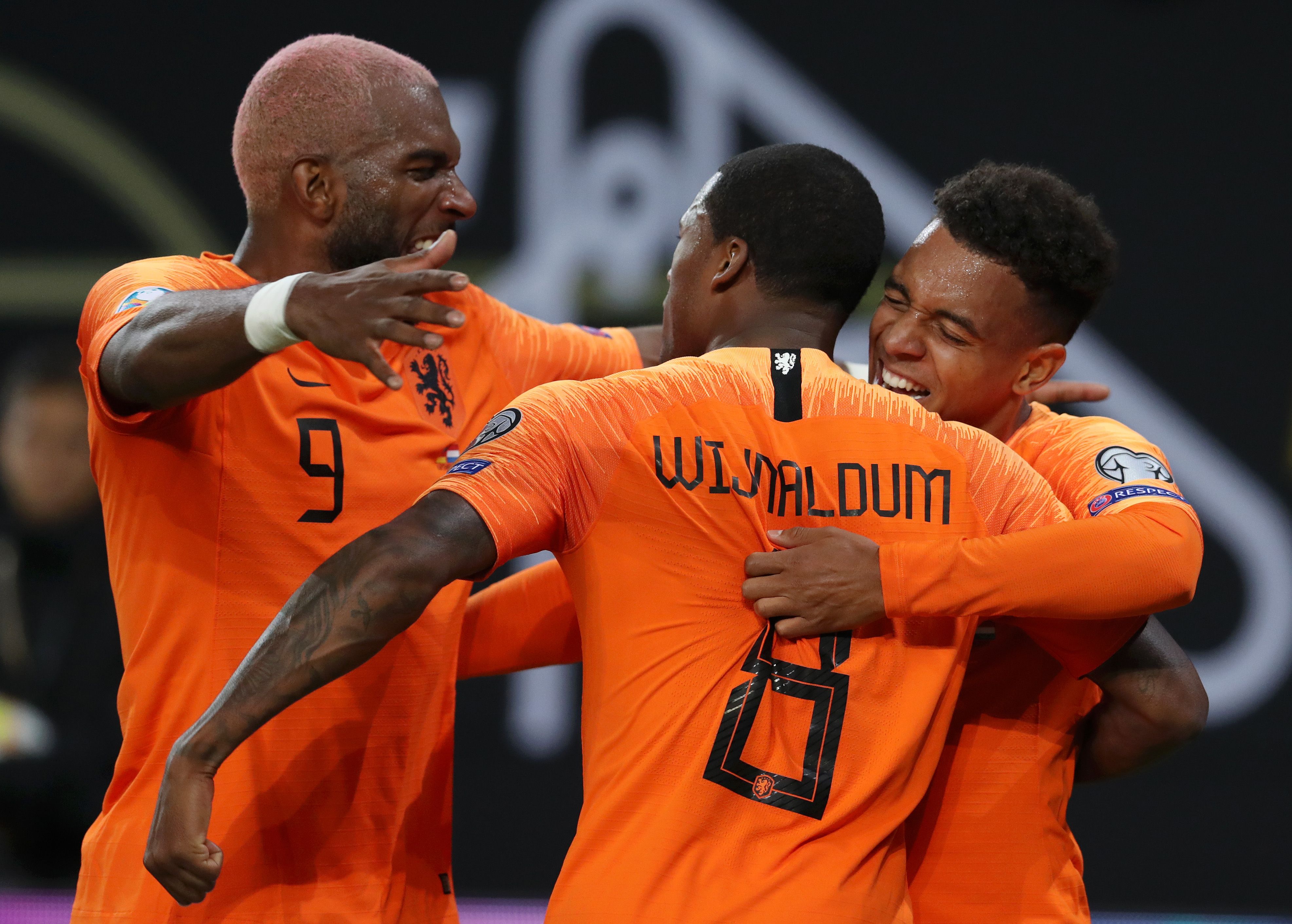 Georginio Wijnaldum Ryan Babel Netherlands Germany Euro qualifying 2019