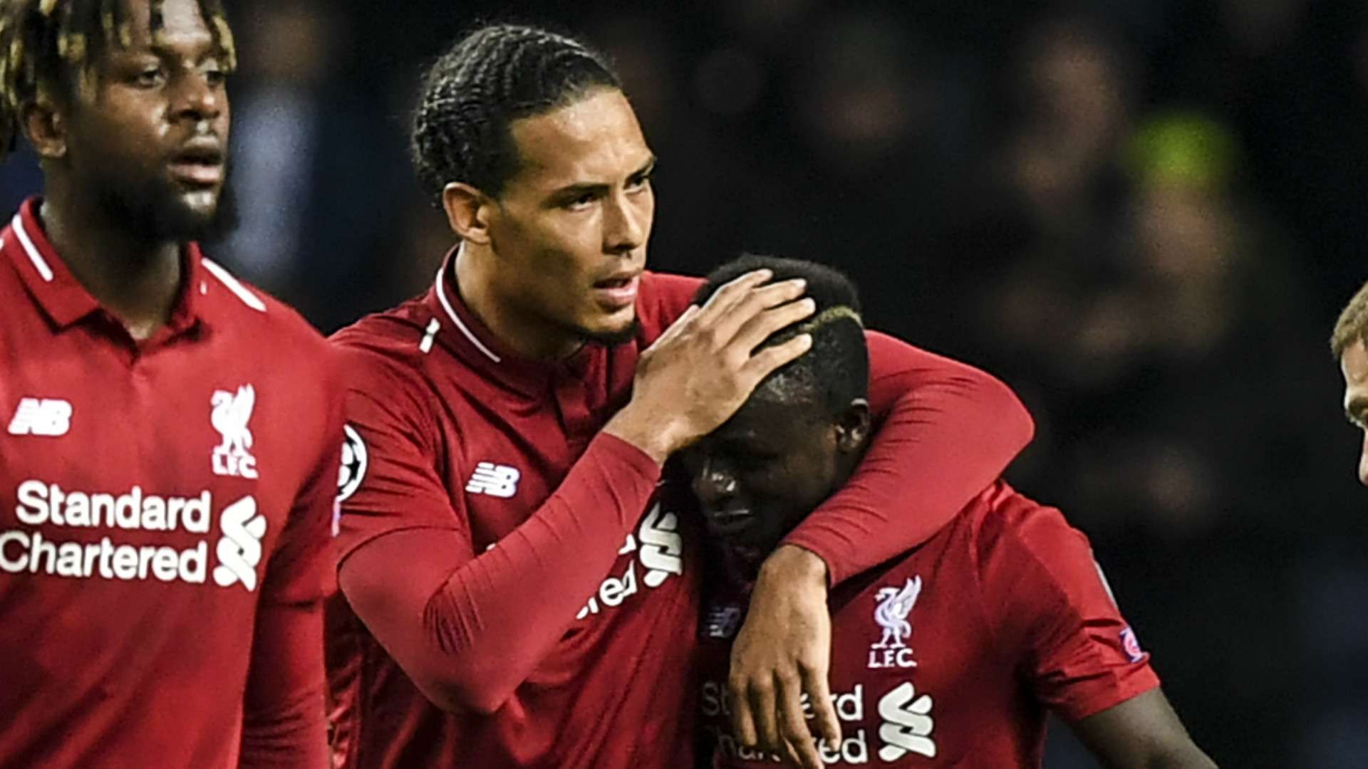 Virgil van Dijk Sadio Mane Liverpool 2018-19