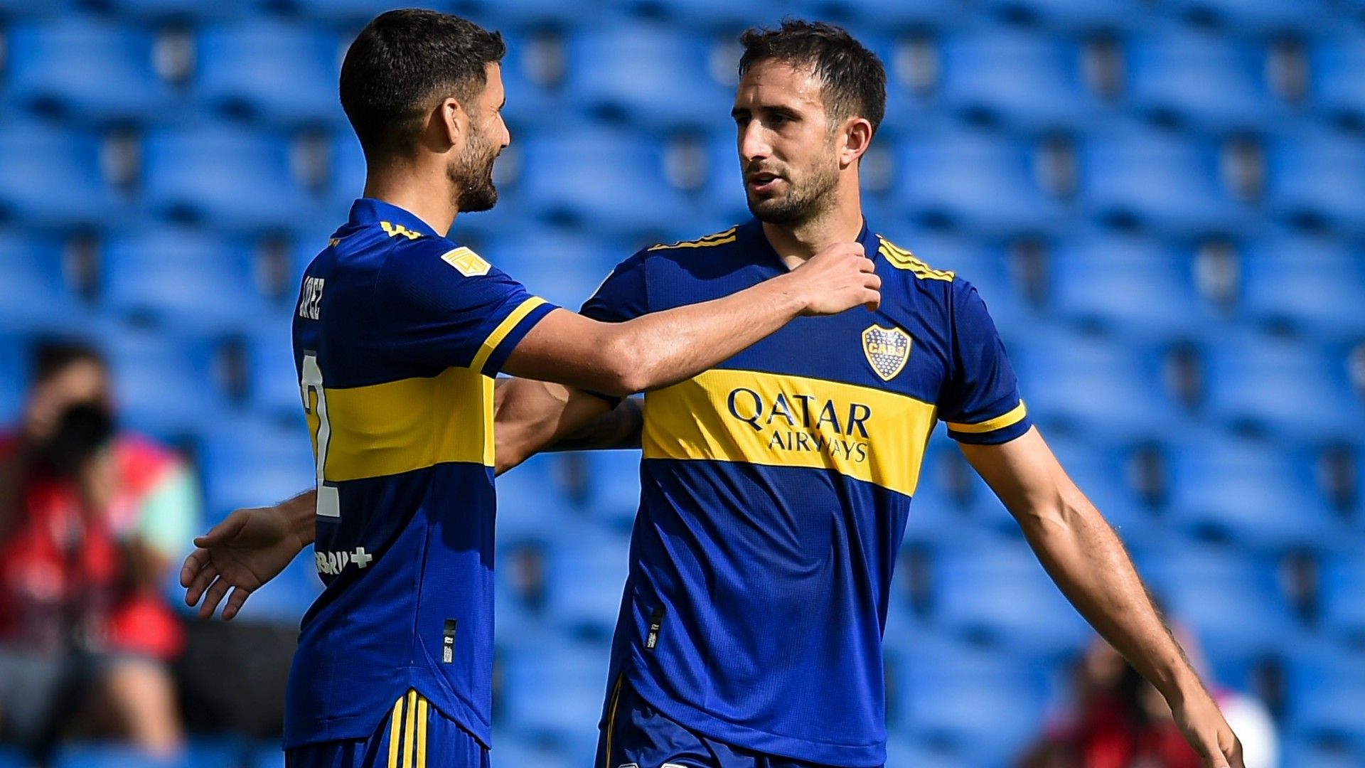 Lisandro Lopez Carloz Izquierdoz Boca Juniors Lanus Copa Liga Profesional 02052021