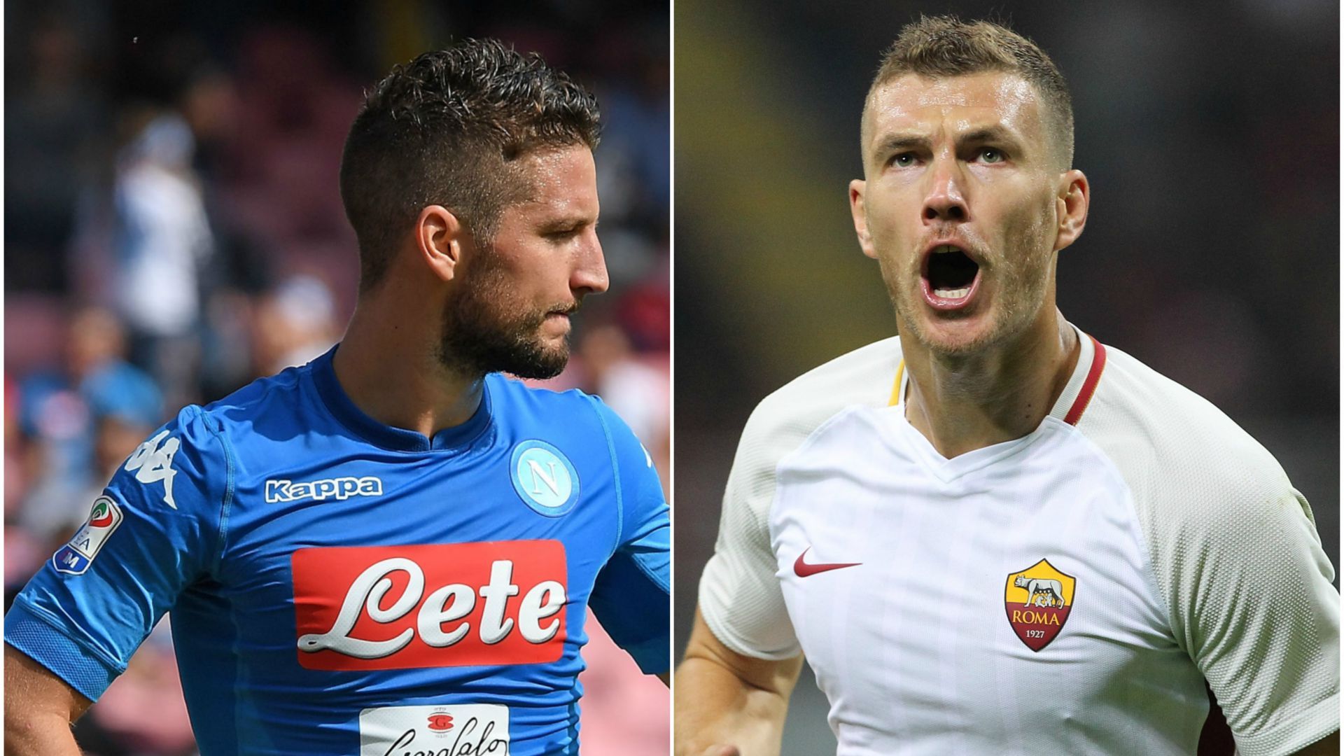 Mertens Dzeko - Roma Napoli