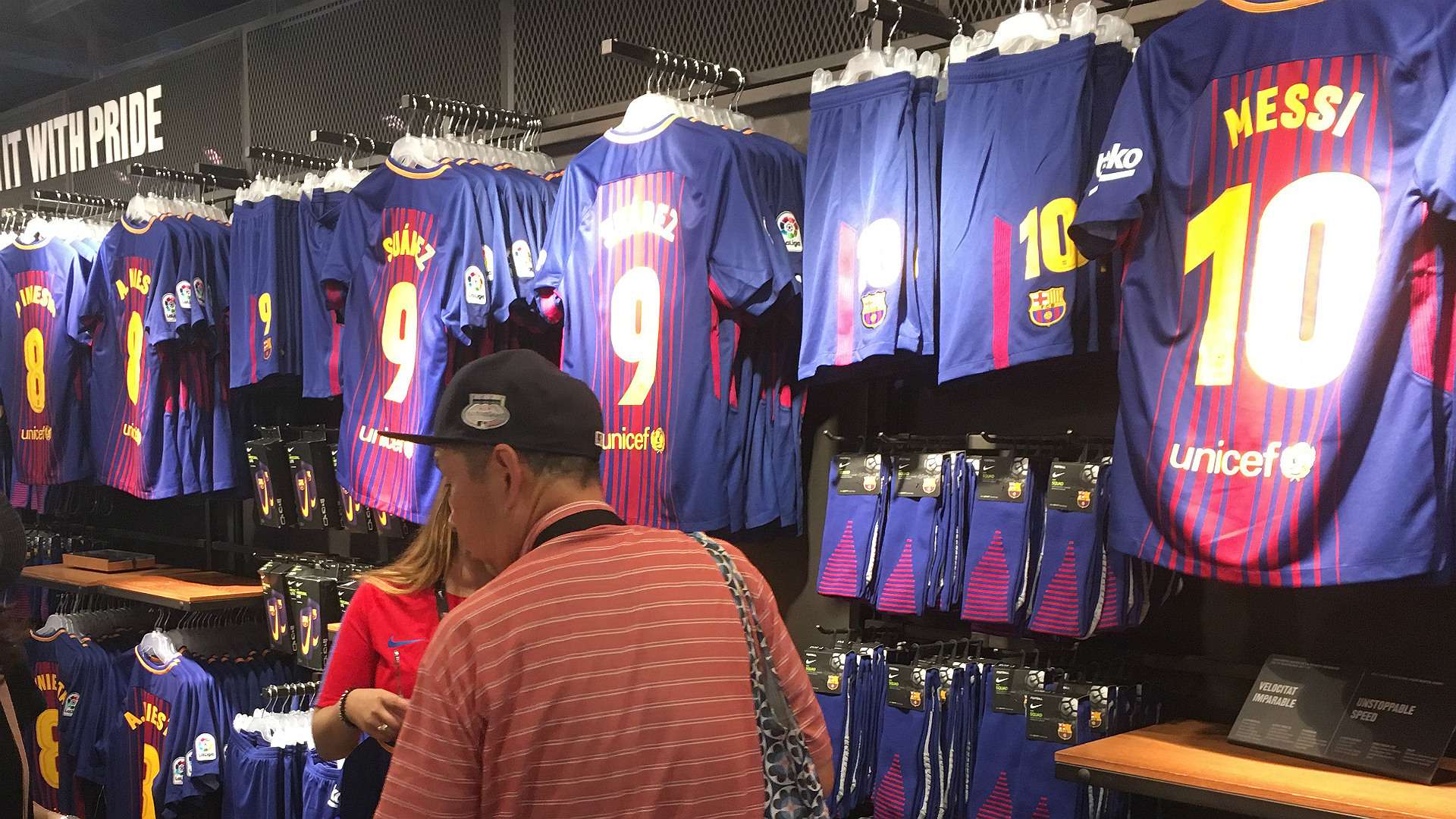 Camp Nou shirts