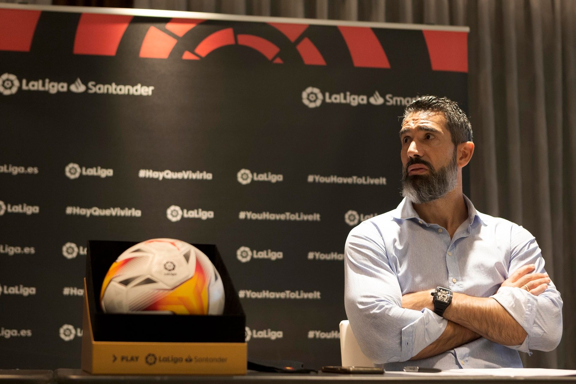 페르난도 산츠 라리가 설명회