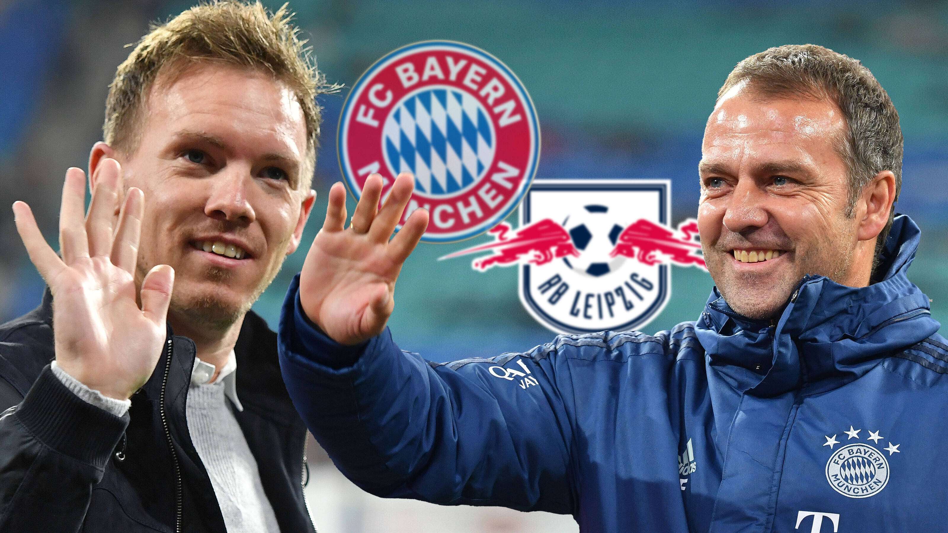 GER ONLY Bayern München RB Leipzig Nagelsmann Flick