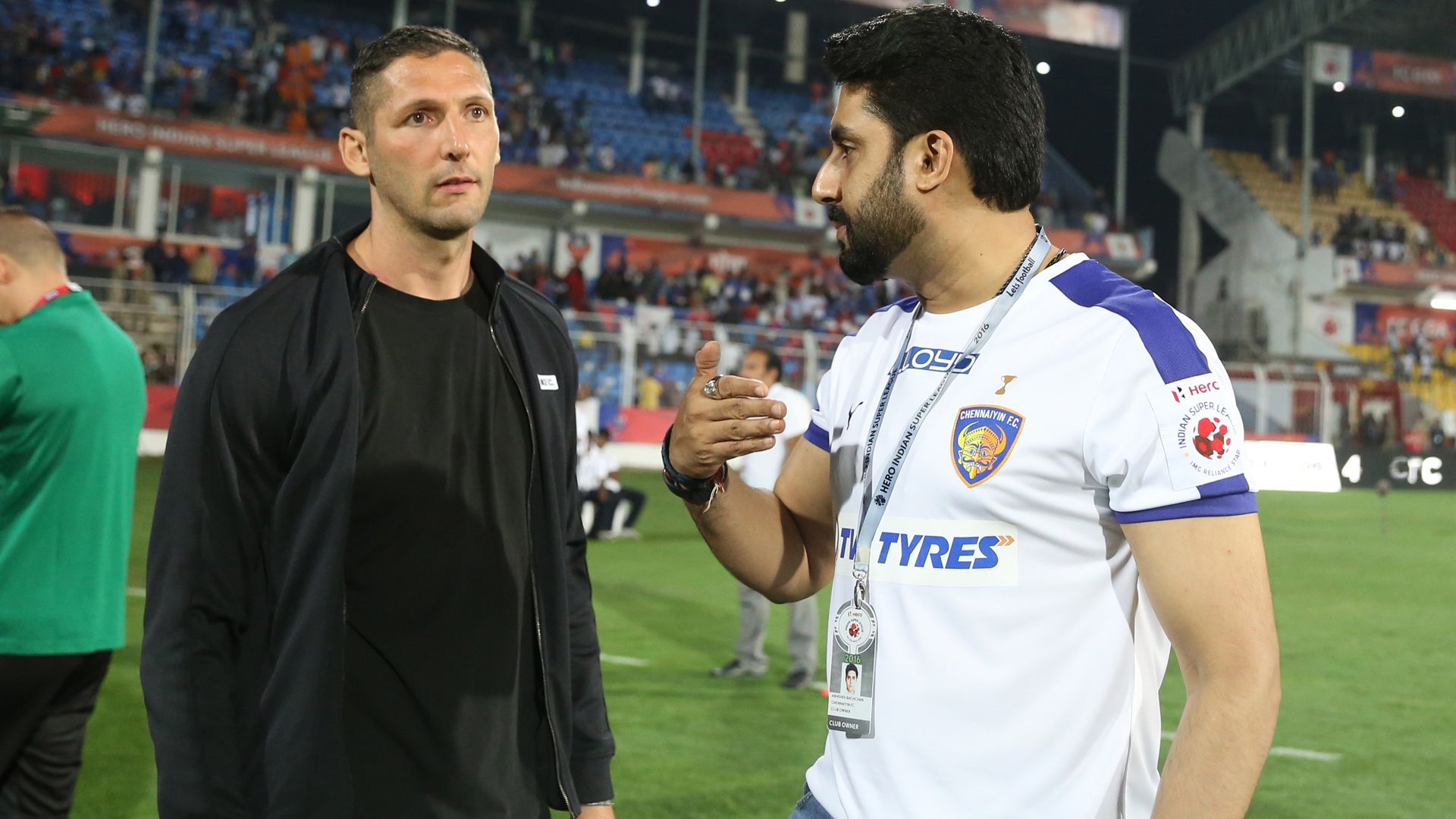 Marco Materazzi Abhishek Bachchan FC Goa Chennaiyin FC ISL season 3 2016