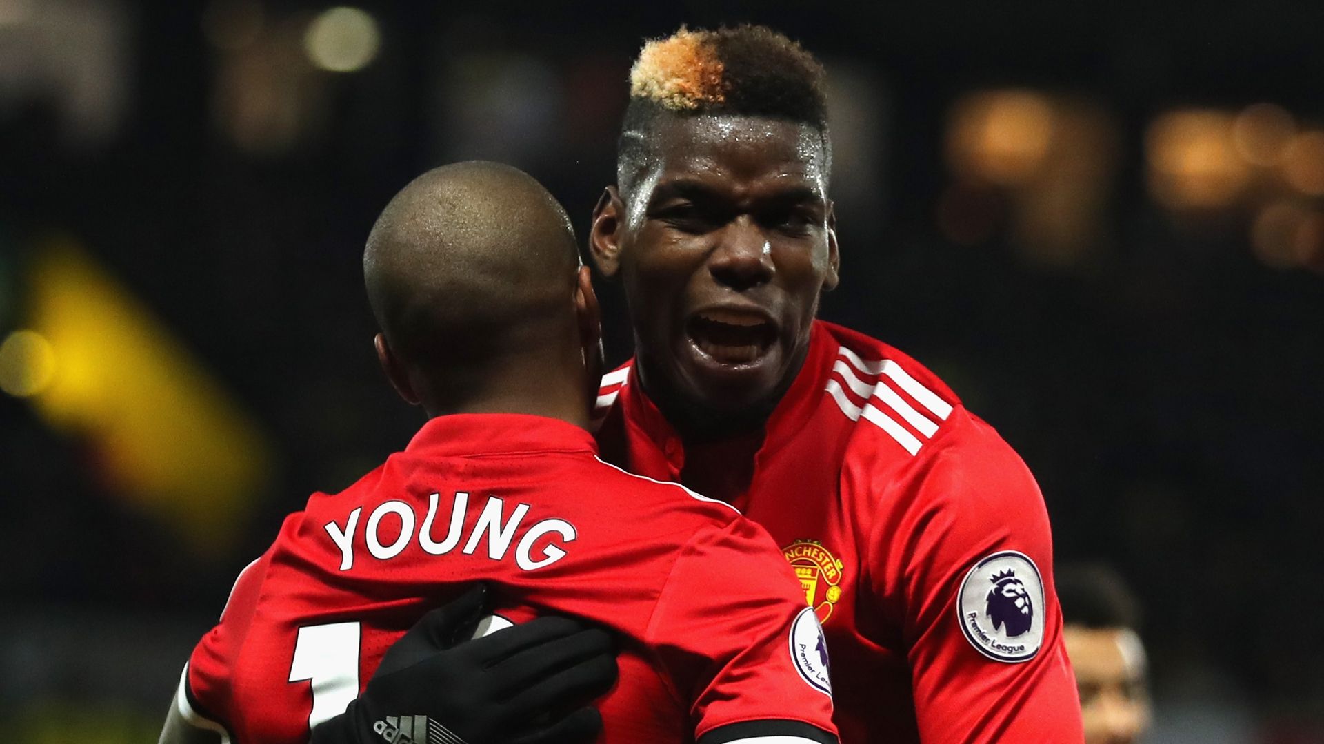 Young Pogba Manchester United Watford Premier League 11282017