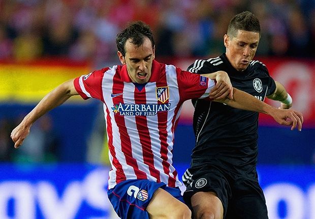 Fernando Torres Diego Godin Atletico Madrid Chelsea Champions League semi final 04222014