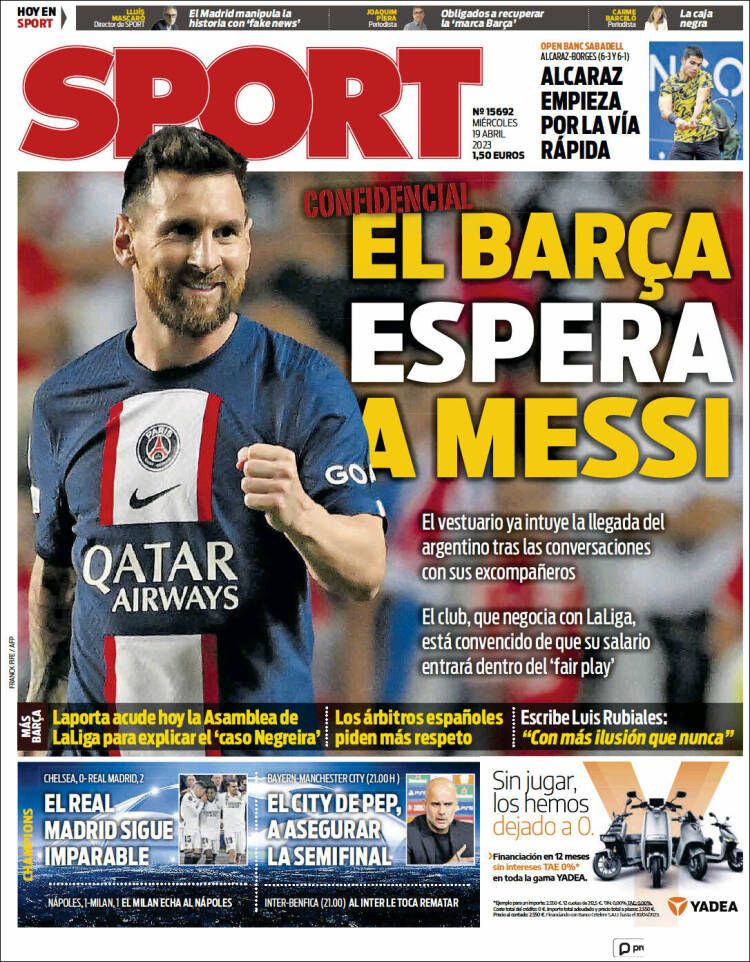 Las portadas 19 de abril 2023
