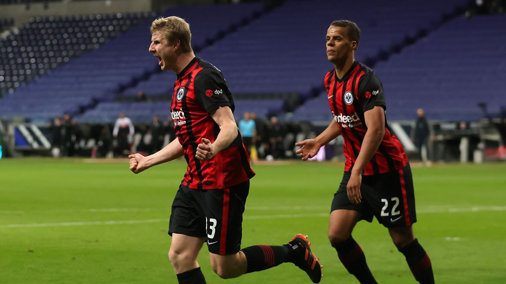 Eintracht Frankfurt Hinteregger Chandler Jubel