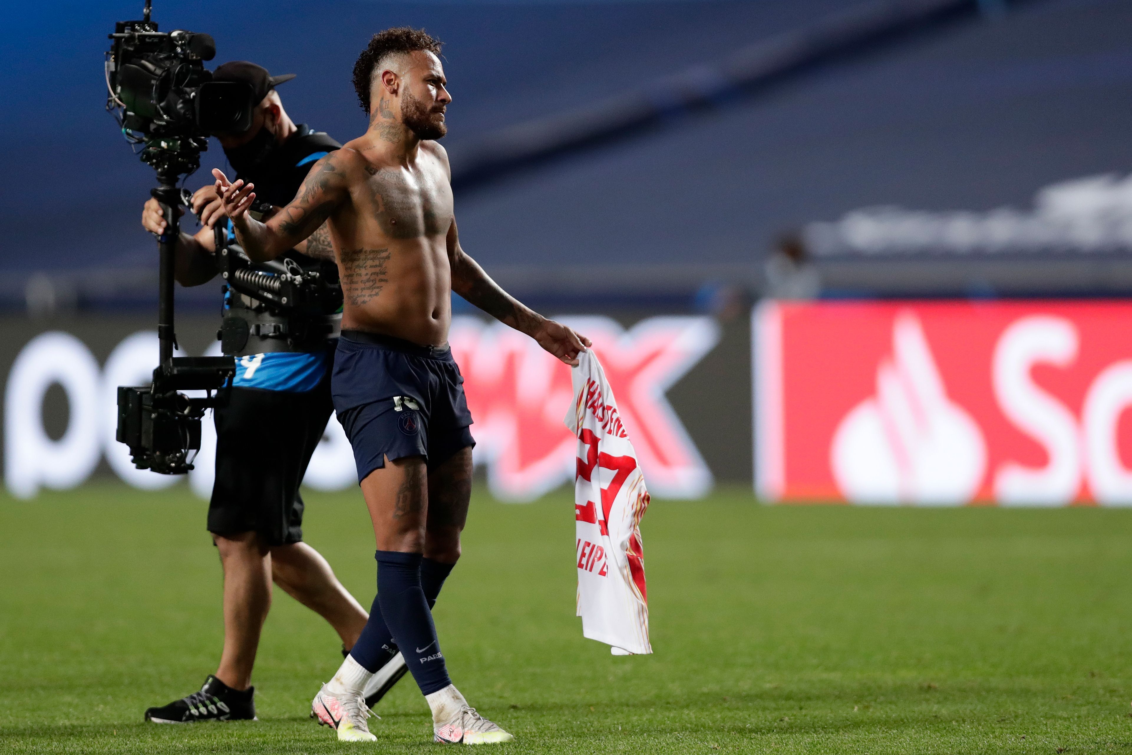 Neymar PSG RB Leipzig Champions League 2020